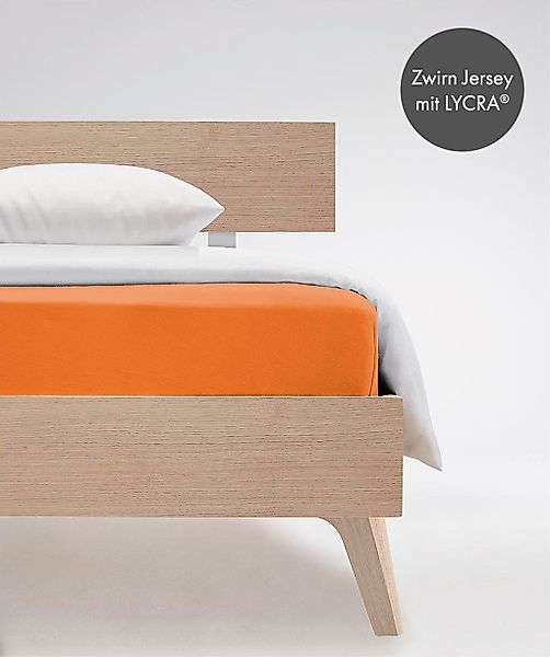 fleuresse Spannbettlaken Comfort, Jersey-Elasthan, Gummizug: rundum, günstig online kaufen