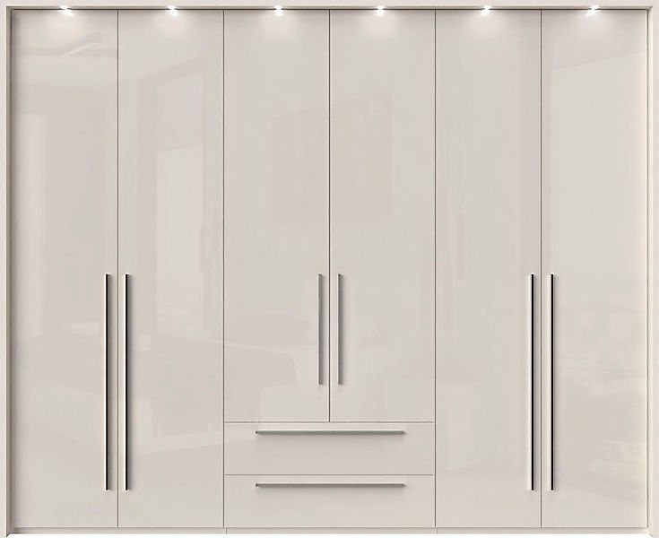 Places of Style Drehtürenschrank "Piano", weiß, verschiedene Breiten mit 2 günstig online kaufen