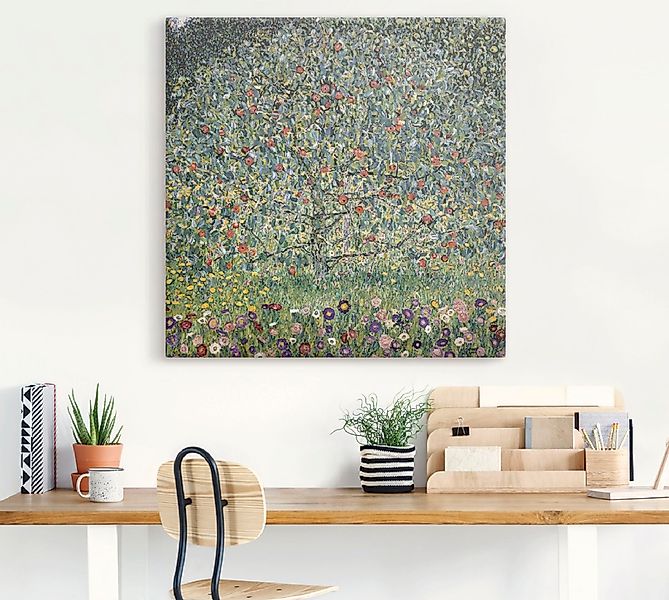 Artland Wandbild "Apfelbaum I. 1912" Bäume 1 Stk. tlg. als Alubild, Outdoor günstig online kaufen