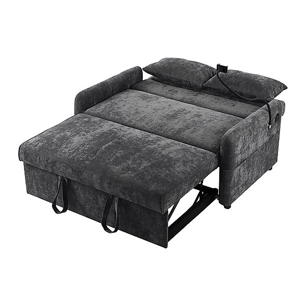 Merax Schlafsofa mit 3-in-1 Bettfunktion, Loungesessel günstig online kaufen