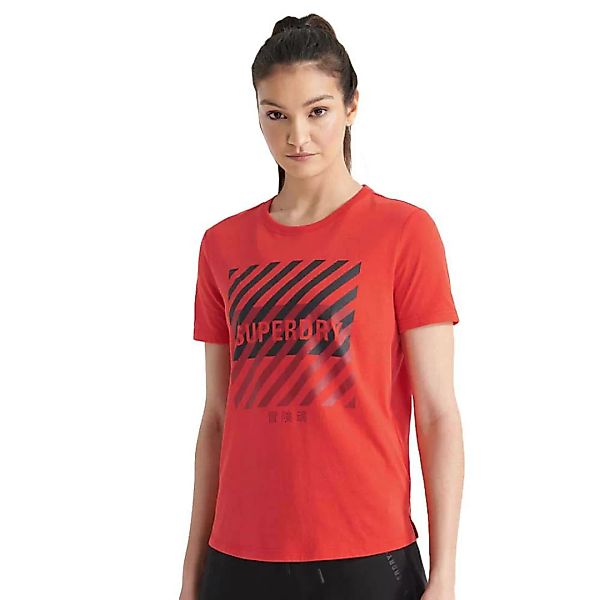 Superdry Training Core Sport Kurzarm T-shirt L Apple Red günstig online kaufen