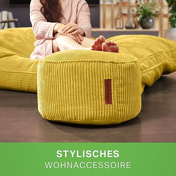Green Bean Pouf Pouf Cord 45 günstig online kaufen