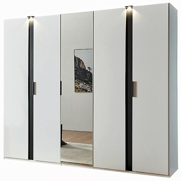 Lomadox Kleiderschrank RONDA-43 Schlafzimmerschrank 250 cm breit inkl. Bele günstig online kaufen