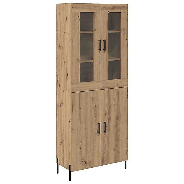 vidaXL Highboard Artisan-Eiche 69,5 x 34 x 180 cm Holzwerkstoff 3416036 günstig online kaufen