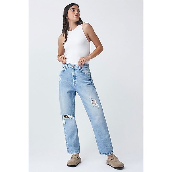 Salsa Jeans 126105-850 / Cropped Slim Boyfriend Jeans 34 Blue günstig online kaufen