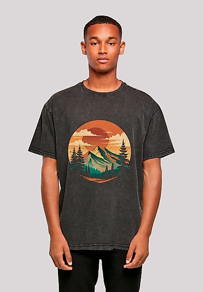 F4NT4STIC T-Shirt "Sonnenuntergang Berglandschaft" Premium Qualität günstig online kaufen