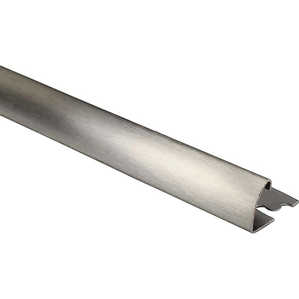 Viertelkreis-Abschlussprofil Edelstahl Gebürstet 8 mm x 1 m günstig online kaufen