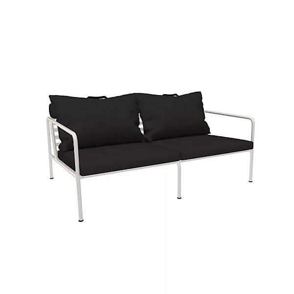 Outdoor 2-Sitzer Sofa AVON weiß Kohle günstig online kaufen