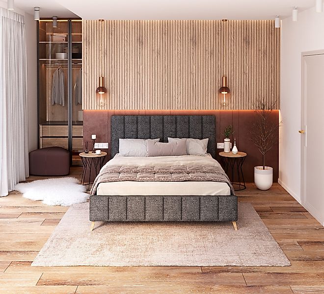 FDM Polsterbett Bettgestell Bettrahmen 120x200, 140x200, günstig online kaufen