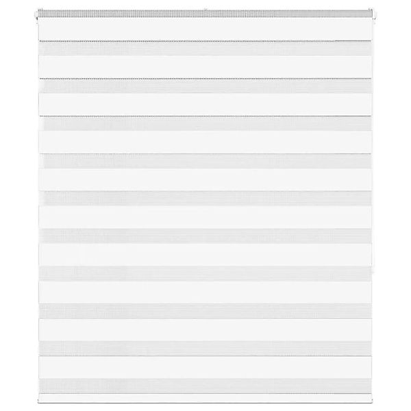 vidaXL Doppelrollo Weiß 130x150 cm Stoffbreite 125,9 cm Polyester 4014761 günstig online kaufen