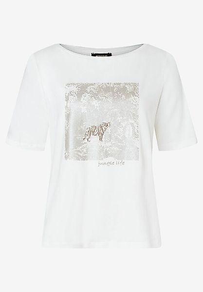 T-Shirt mit Foil-Print, ecru, Sommer-Kollektion günstig online kaufen