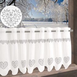 Home affaire Scheibengardine "Bilten" Durchzuglöcher 1 Stk. tlg. günstig online kaufen