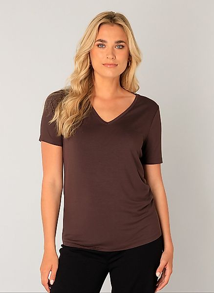 Base Level T-Shirt Yanic mit V-Ausschnitt günstig online kaufen