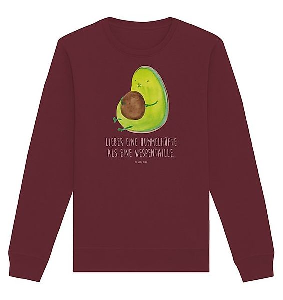 Mr. & Mrs. Panda Longpullover Avocado Pfeifen Größe M - Burgundy - Geschenk günstig online kaufen