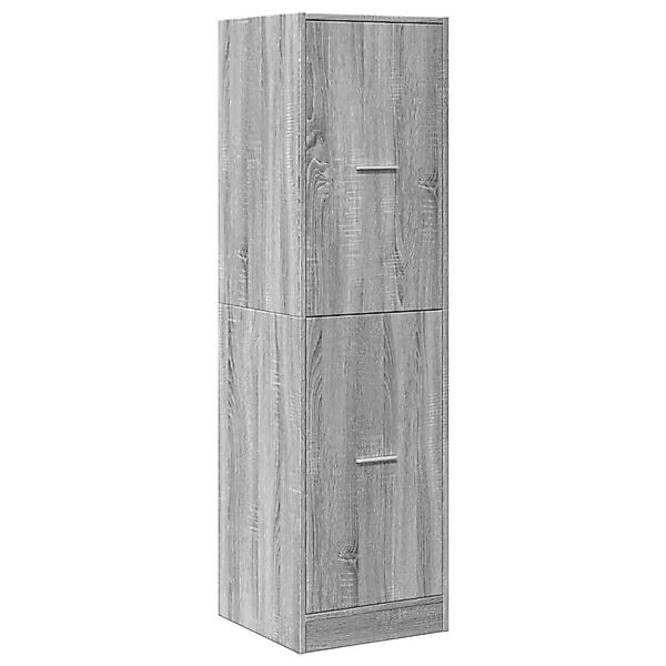 vidaXL Apothekerschrank Grau Sonoma 40x41x144,5 cm Holzwerkstoff 3309641 günstig online kaufen