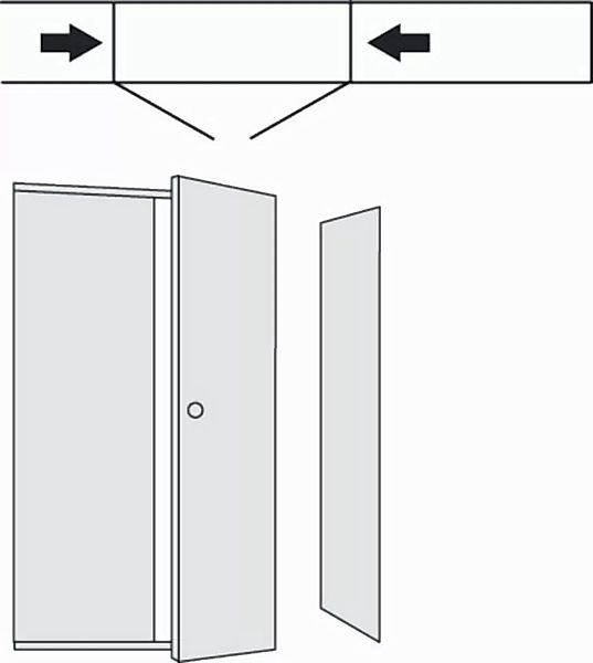 KERKMANN Aktenschrank Zwischenwand für Büro-Regal Progress 500 TxH 40x190cm günstig online kaufen