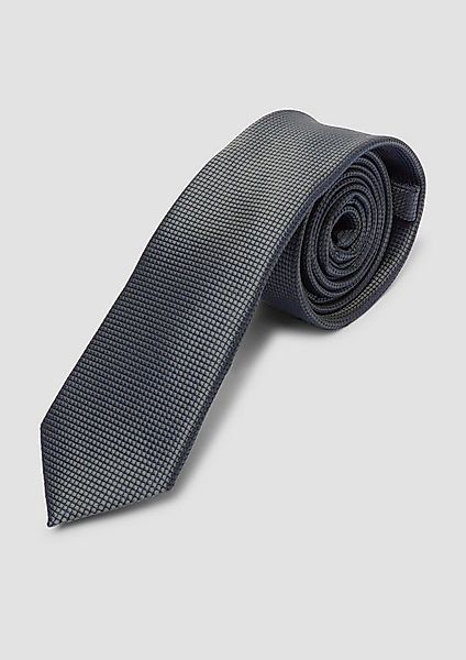 s.Oliver Krawatte Krawatte Krawatte aus Seidenmix mit Jacquard-Muster günstig online kaufen