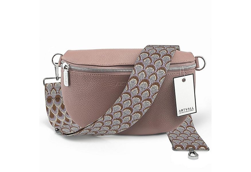 ARTVALL Umhängetasche Echtleder Handtasche Brusttasche Crossbody Rosé (Tasc günstig online kaufen