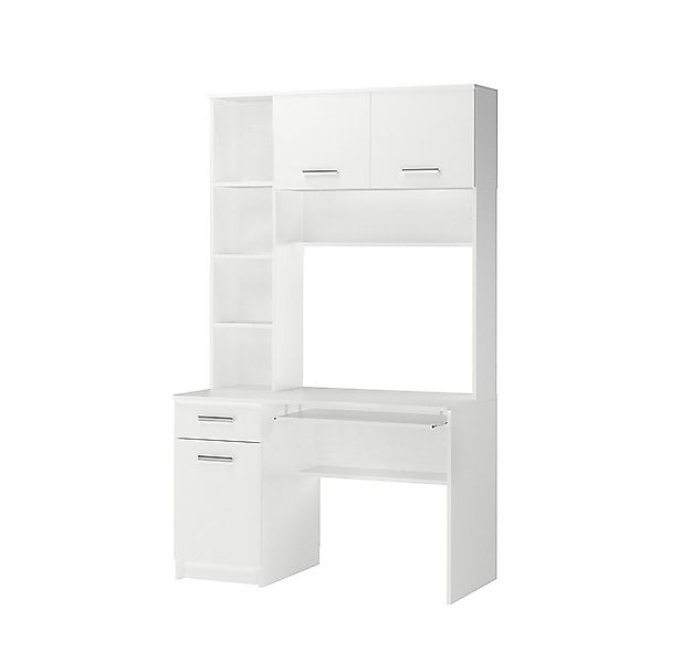 Vicco Schreibtisch Crossline, Weiß, 120.1 x 59.5 cm günstig online kaufen