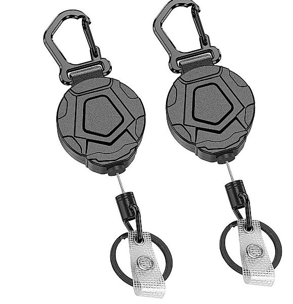 Comfy Mate Schlüsselanhänger Ausziehbarer Schlüsselhalter mit Stahlseil und günstig online kaufen