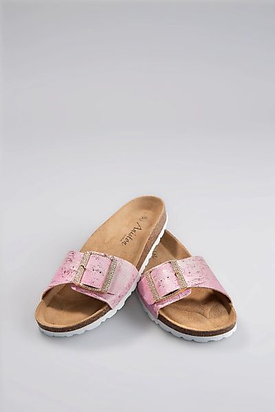 Aniston SHOES Pantolette, Sommerschuh, Strandschuh, Glitzersteine - NEUE KO günstig online kaufen