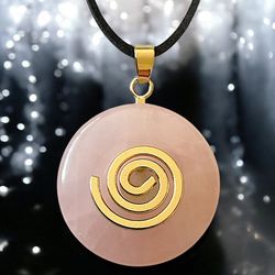 Steinfixx® Lange Kette echter Edelsteindonut 30 günstig online kaufen