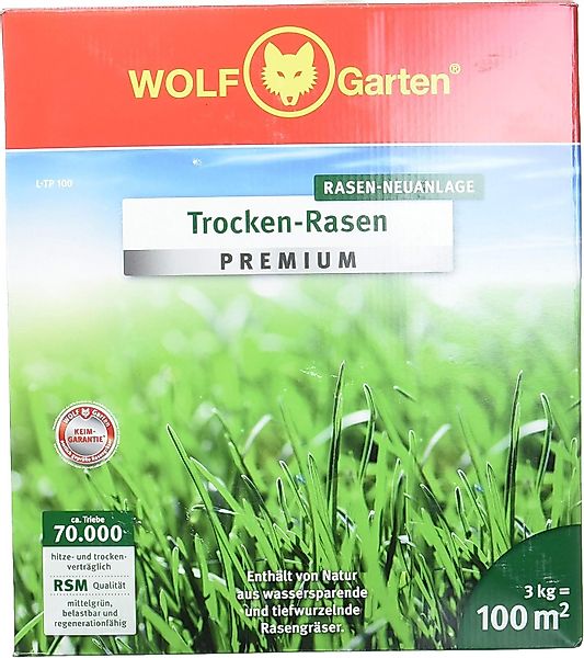 WOLF Rasendünger Trocken Rasen Premium, 100 günstig online kaufen
