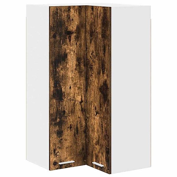 vidaXL Hängeschrank Riga Geräucherte Eiche und Weiß 57 x 57 x 100 cm 884374 günstig online kaufen