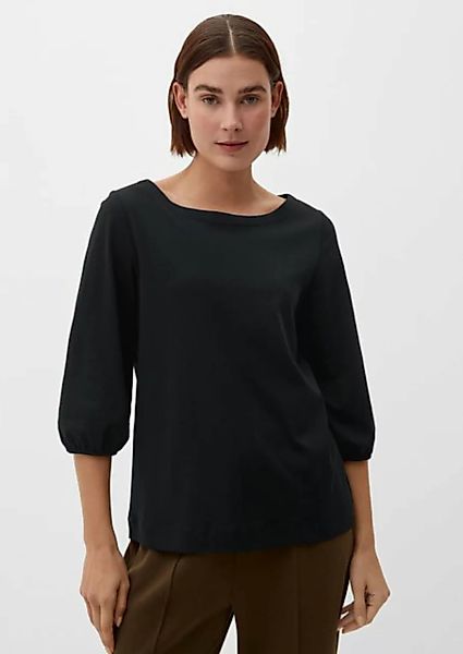 s.Oliver 3/4-Arm-Shirt Blusenshirt mit Dreiviertelärmeln günstig online kaufen