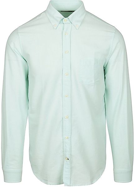 Steppin' Out Hemd Oxford Brusttasche Streifen Grün - Größe L günstig online kaufen