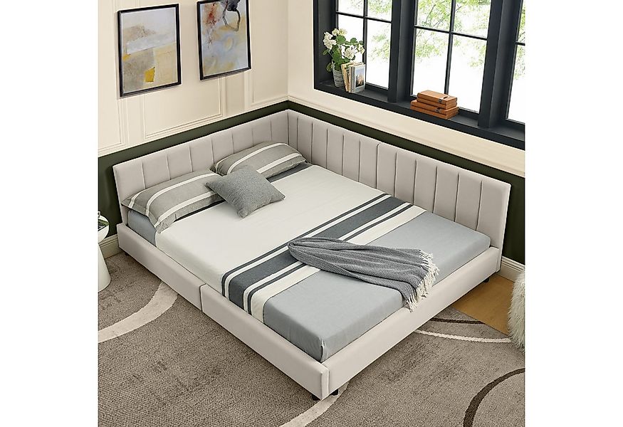 HAUSS SPOLE Schlafsofa 160×200 Polsterbett ohne Matratze Jugendbett mit hoh günstig online kaufen