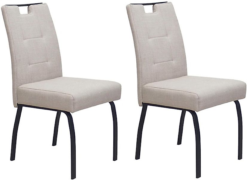 HELA 4-Fußstuhl »LINZ, Esszimmerstuhl, Komfortstuhl« (Set) 2 Stk. Microfase günstig online kaufen