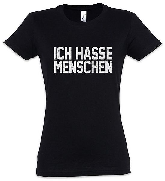 Urban Backwoods Print-Shirt Ich hasse Menschen Damen T-Shirt Misanthrop Nih günstig online kaufen