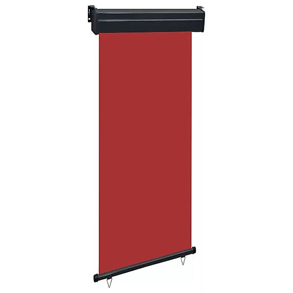 Balkon-seitenmarkise 80 × 250 Cm Rot günstig online kaufen