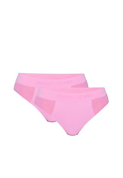 JOOP Jeans Tanga "Seam Free" 2er Pack, mit elastischem Logobund, Mesh-Einsä günstig online kaufen