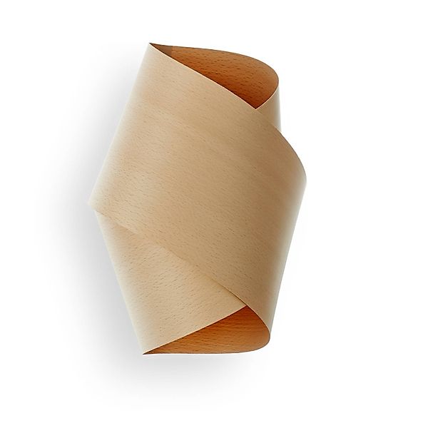 LZF Wandlampe Orbit, buchefarben, Breite 19 cm, Holz günstig online kaufen