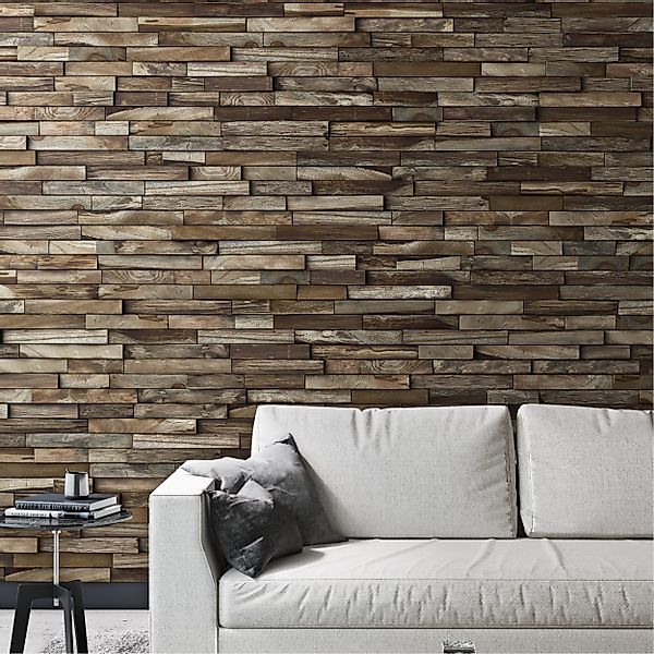 INDO 3D Wandpaneel Teak Elegance, BxL: günstig online kaufen
