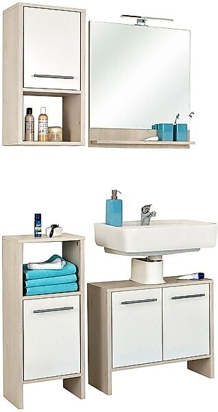 Saphir Badmöbel-Set »Quickset 350 4-teilig, mit Waschbeckenunterschrank und günstig online kaufen