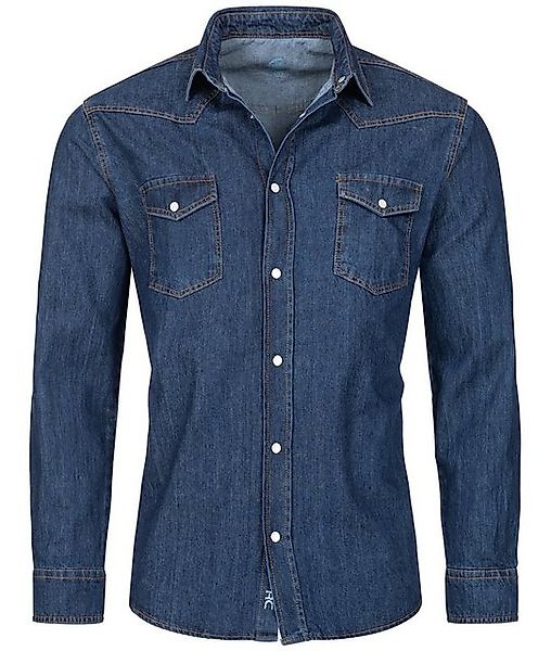Rock Creek Jeanshemd Herren Jeanshemd Blau H-270 günstig online kaufen