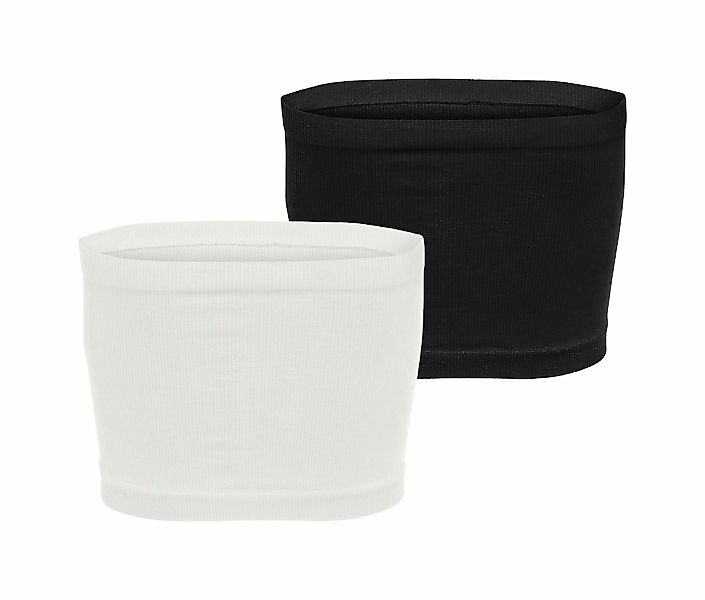 ONLY Bandeau-BH "ONLVICKY RIB SEAMLESS 2-PACK BANDEAU TOP" günstig online kaufen