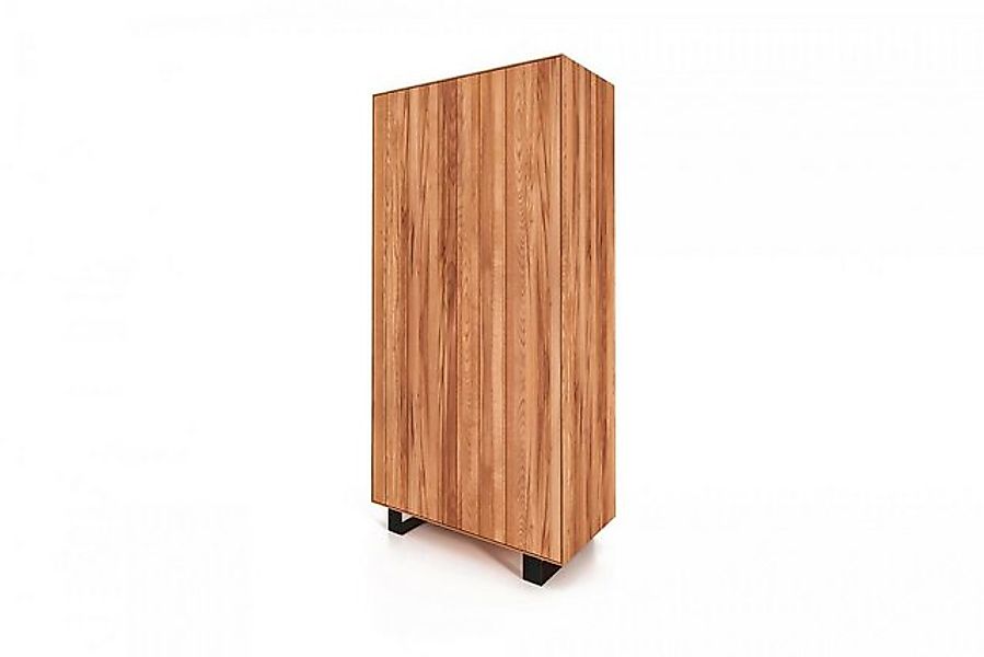 Natur24 Kleiderschrank Kleiderschrank Leeds Kernbuche 100x50x210 gestell mi günstig online kaufen