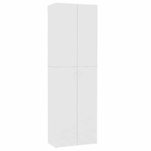 vidaXL Aktenschrank Büroschrank Weiß 60x32x190 cm Spanplatte günstig online kaufen