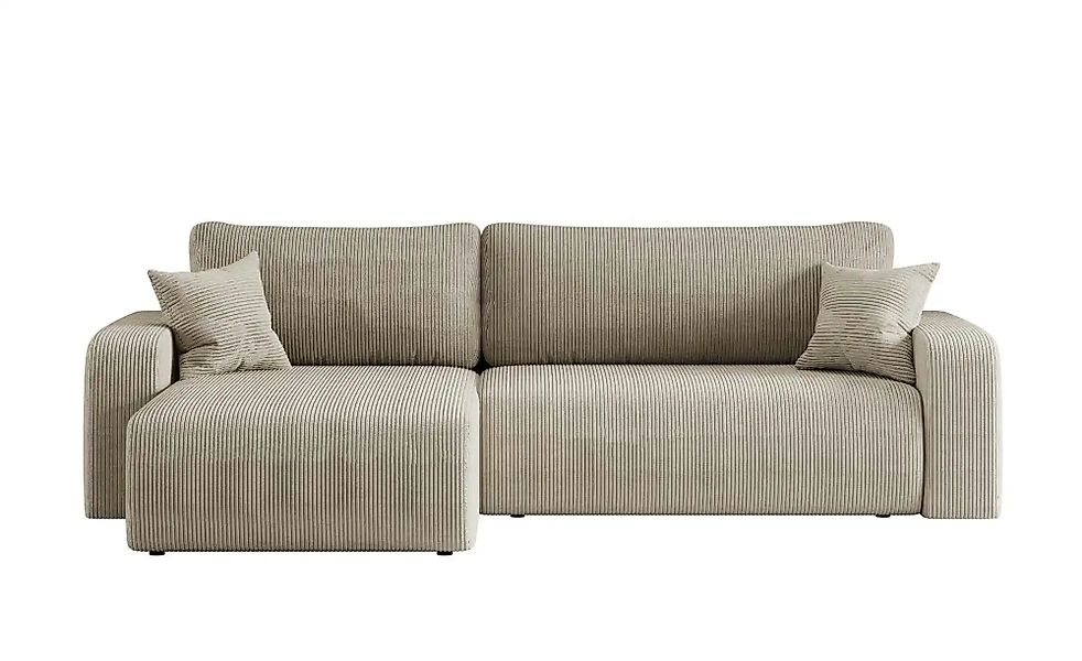 Ecksofa mit Schlaffunktion Pianio ¦ beige ¦ Maße (cm): B: 272 H: 82 Polster günstig online kaufen