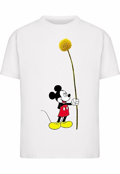 Merchcode T-Shirt "Merchcode Mickey Flower Tee" 1 Stk. tlg. günstig online kaufen