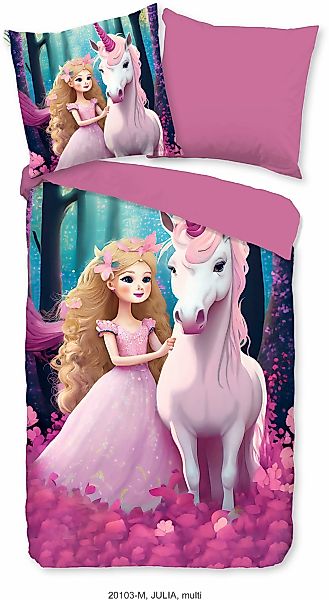 PURE luxury collection Kinderbettwäsche "Julia" 2 Stk. Mikrofaser, 135x200, günstig online kaufen