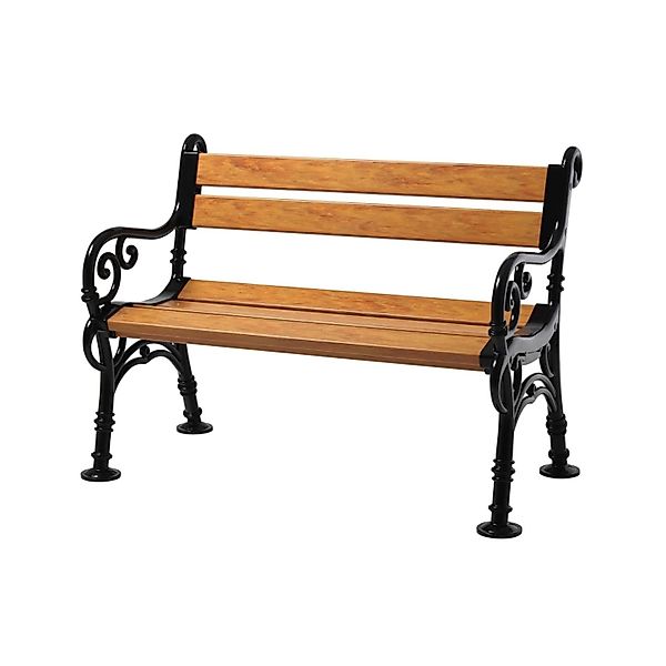 PROREGAL Gartenbank Curacao 2-Sitzer Holzoptik HxBxT 85x115x60cm Witterungs günstig online kaufen