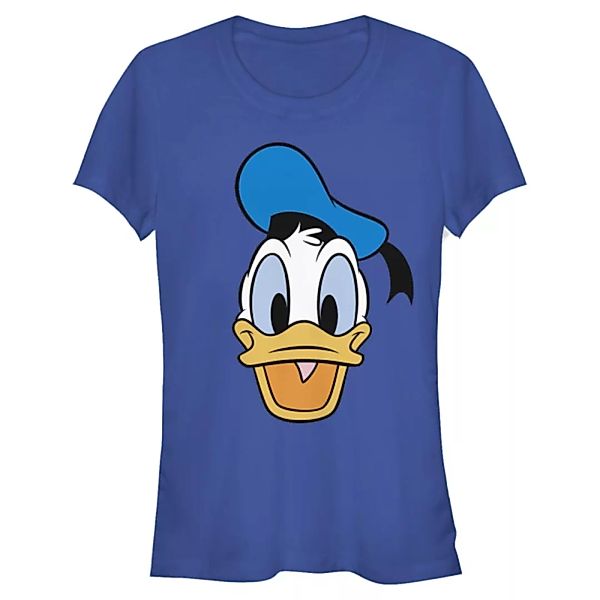 Disney - Micky Maus - Donald Duck Big Face Donald - Frauen T-Shirt günstig online kaufen
