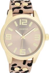 OOZOO Quarzuhr Oozoo Damen Armbanduhr beige günstig online kaufen