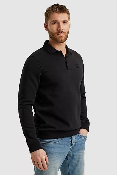 PME Legend Polo Sweatshirt Schwarz - Größe XXL günstig online kaufen