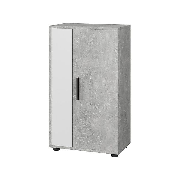 Vicco Highboard Berno, Beton/Weiß, 50.1 x günstig online kaufen